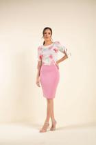 Saia sarja lápis collor Saia sarja lápis collor