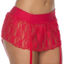 Saia Sedutora com Liga Vermelha Pimenta Sexy - Lingerie Sexy Saia Sedutora com Liga Vermelha Pimenta Sexy - Lingerie Sexy