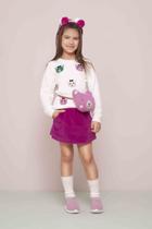 Saia short frente pele