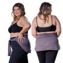 Saia Tampa Bumbum Suplex Ultra Leve Moda Fitness Básico e Casual Plus Size Tamanho Único 3074.C1