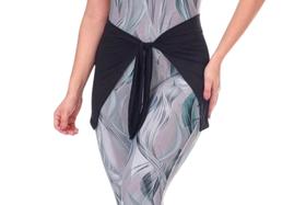 Saia Tapa Bumbum Academia fitness Preto Azul Cinza escuro P M G - Shine Fitness