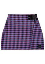 Saia Teen Pink Soda Xadrez Jacquard - Estilo e Versatilidade para o Dia a Dia (Ref: 62050)
