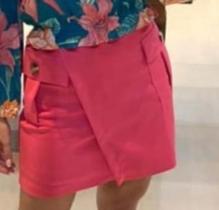 Saia Transpasse Cor Rosa G