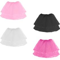 Saia Tule Com Fita 30cm Sortido