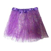 Saia Tule com Glitter 40cm Adulto Carnaval Halloween