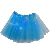 Saia Tule Iluminada LED 30cm Festa