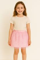 Saia Tule Infantil Coloridas Com Brilhos Saia Tule Infantil Coloridas Com Brilhos