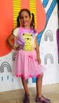 Saia tule pompom