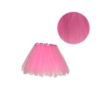 Saia Tule Rosa Clara C/ Glitter 37 cm Carnaval Festa - 7 lobos