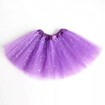 Saia Tule Tutu Unicórnio Infantil 30 Cm Carnaval Bailarina - B Import