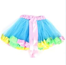 Saia Tutu Azul Clara / Colorida Infantil Saia Tutu Azul Clara / Colorida Infantil
