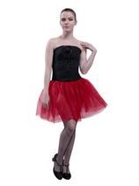 Saia tutu BellaSous estilo princesa ou estilo balé vermelha