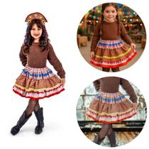 Saia Tutu Cangaceira Infantil Festa Junina São João Saia Tutu Cangaceira Infantil Festa Junina São João