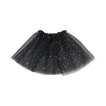 Saia Tutu Curta De Tule Com 3 Camadas Para Meninas, Fantasia De Dança De Balé, Vestido Mini Para