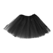 Saia Tutu Infantil Preta Fantasia Halloween Festa Ballet - Kitok