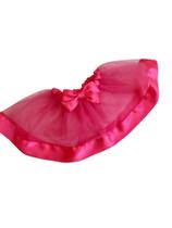 Saia Tutu Infantil Tule Luxo Barra Cetim c/ Laço na cintura.