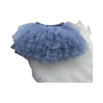 Saia Tutu Preta Fluffy Para Meninas Pequenas, Vestido De Princesa Em Tule Para Dança De Ballet, Saia