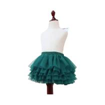 Saia Tutu Preta Fluffy Para Meninas Pequenas, Vestido De Princesa Em Tule Para Dança De Ballet, Saia