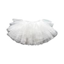 Saia Tutu Preta para Meninas - Vestido de Baile de Princesa em Tule