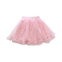 Saia Tutu Rosa E Preta De 3 Camadas Para Meninas De 3 a 14 Anos, Saia Mini Para Dança De Ballet E