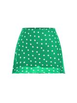 Saia Verdusa Polka Dots Y2K Vintage Mesh Green para mulheres Saia Verdusa Polka Dots Y2K Vintage Mesh Green para mulheres