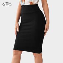 Saias Evangelicas Moda Feminina Plus Size Secretaria Midi