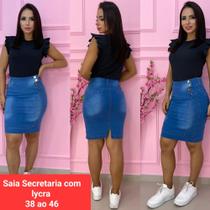 Saias secretarias jeans evangélica Saias secretarias jeans evangélica