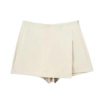 Saias Shorts Assimétricas de Cintura Alta - Estilo Vintage Chic Willshela