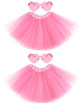 Saias tutu NSODREEM para mulheres e meninas (2 unidades rosa)