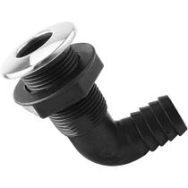 Saída De Água 90 Grau acabamento Inox 1-1/4 Pol P/ Lancha