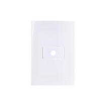 Saída De Fio Margirius Sleek Com Placa 4x2 Branca Saída De Fio Margirius Sleek Com Placa 4x2 Branca