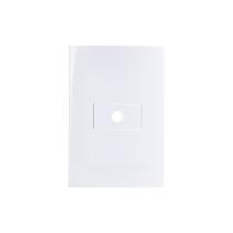 Saída de Fio MarGirius Sleek com Placa 4x2 Branca