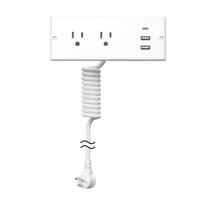 Saída de gaveta Power Strip HEZI IPX6 à prova d'água 3 PD 20W USB Saída de gaveta Power Strip HEZI IPX6 à prova d'água 3 PD 20W USB