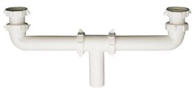 Saída de lixo central Plumb Pak PP930W, entrada de 1,5 polegadas, 41 cm Saída de lixo central Plumb Pak PP930W, entrada de 1,5 polegadas, 41 cm