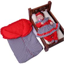 Saída de Maternidade Com Porta Bebê Quentinho Menina Elegance Vermelho Saída de Maternidade Com Porta Bebê Quentinho Menina Elegance Vermelho