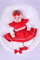 Saída de Maternidade de Menina Alice 4 Peças - Lalu Enxovais