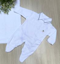 Saída de maternidade de menino em tricot Charles 3 peças - DINHOS BABY