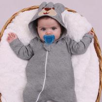 Saida De Maternidade Macacão Urso - Cor:Mescla - Tamanho:G - 0030MESCLAG