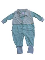 Saída de Maternidade Masculino - Manta, pagão, boné e luvas