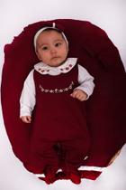 Saída de Maternidade Menina 05 peças Bela Roupas de Bebê Saída de Maternidade Menina 05 peças Bela Roupas de Bebê