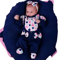 Saída de Maternidade Menina Aconchego Fofura Gigi 04 Peças P