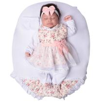Saída de Maternidade Menina Aconchego Lívia Salmão 5 Peças P
