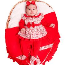 Saída de Maternidade Menina Amora Floral 05 Peças