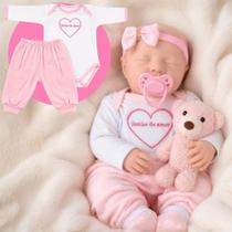Saída De Maternidade Menina C/ Acessórios Sonho de Amor Saída De Maternidade Menina C/ Acessórios Sonho de Amor