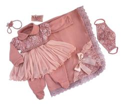 Saída de maternidade menina