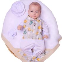 Saída de Maternidade Menino Aconchego Safari 04 Peças P - Amora Baby Enxovais Saída de Maternidade Menino Aconchego Safari 04 Peças P - Amora Baby Enxovais