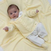 Saída de Maternidade Menino Amarela Beth Bebê