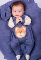 Saida de Maternidade Para Bebê Menino Urso Vermelho 04 peças Roupas Para Bebê