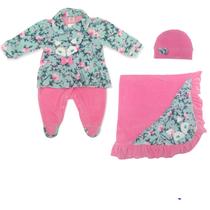 Saída de Maternidade Plush Flor Otolina My Baby P