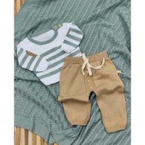 Saída de Maternidade Tricô Conjunto 3 peças Saída de Maternidade Tricô Conjunto 3 peças